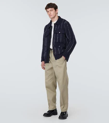 Sacai Wool-blend blouson jacket 2