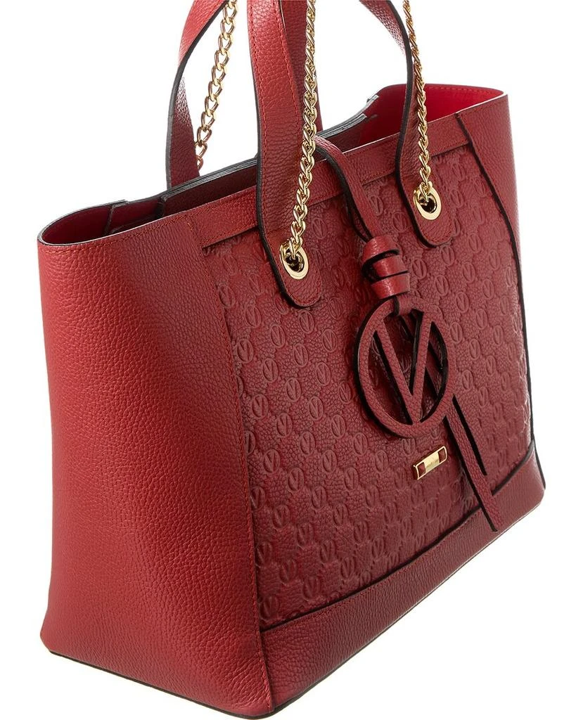 Mario Valentino Sophie Medallion Leather Tote 3