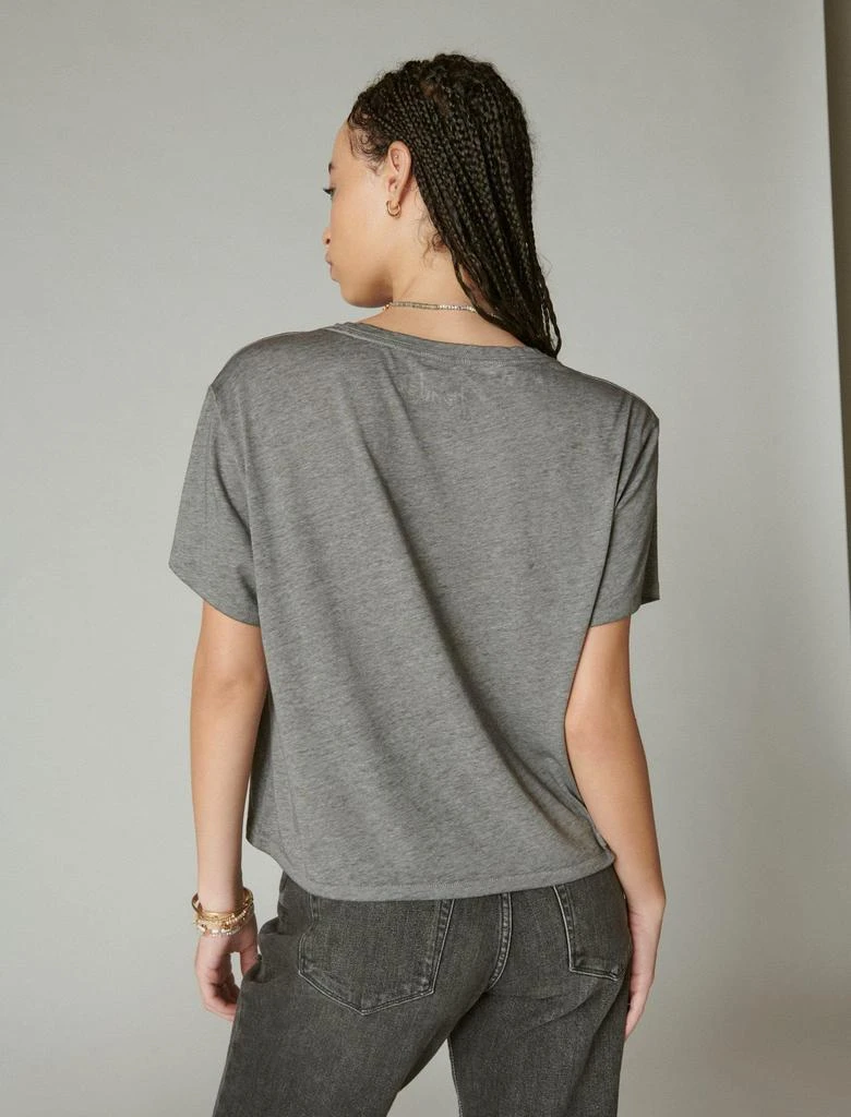 Lucky Brand Lucky Brand Women's Fender Pick Crop Tee 2