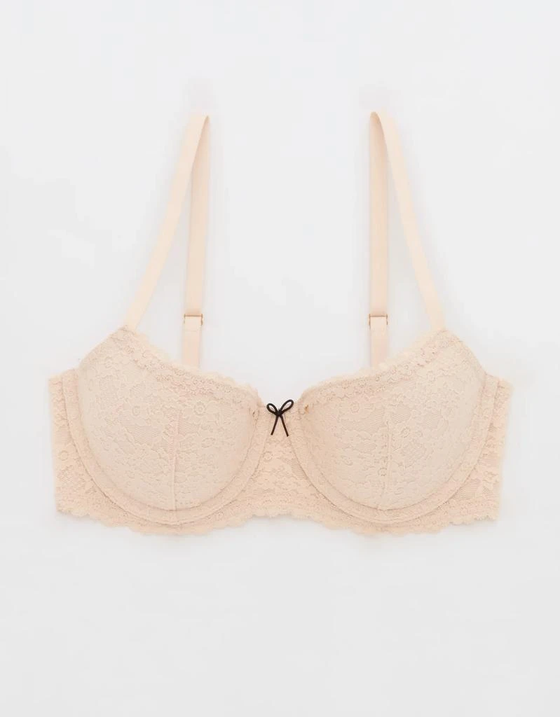 Aerie Show Off Vintage Lace Lightly Lined Balconette Bra 3