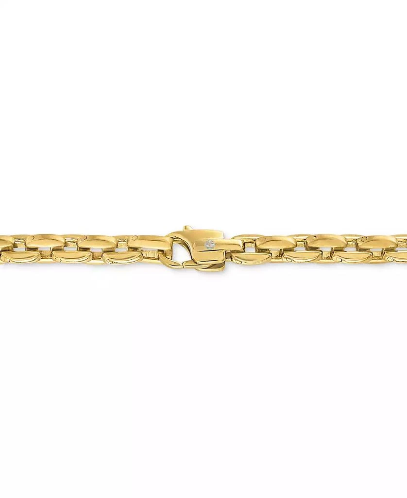 Esquire Men's Jewelry Rounded Box Link 22" Men's Chain Necklace, Exclusively for Macy's 7
