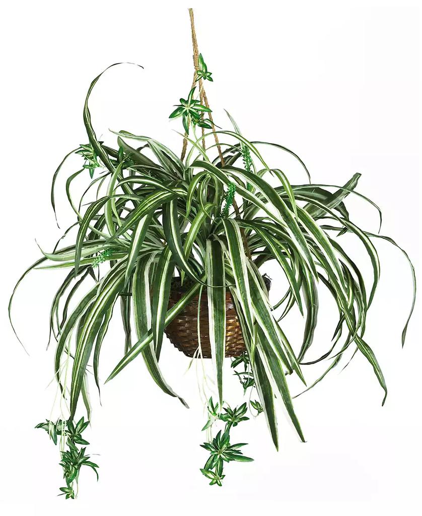 NEARLY NATURAL Spider Artificial Plant Hanging Basket