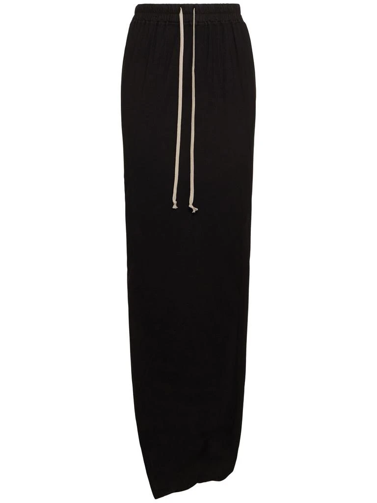 Rick Owens Pillar Cotton Long Skirt 1