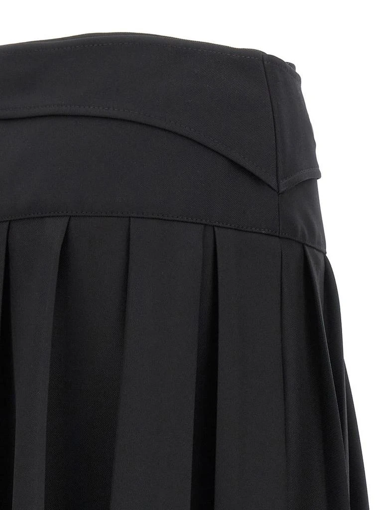 Off-White Off-White Pleated Midi Skirt 4