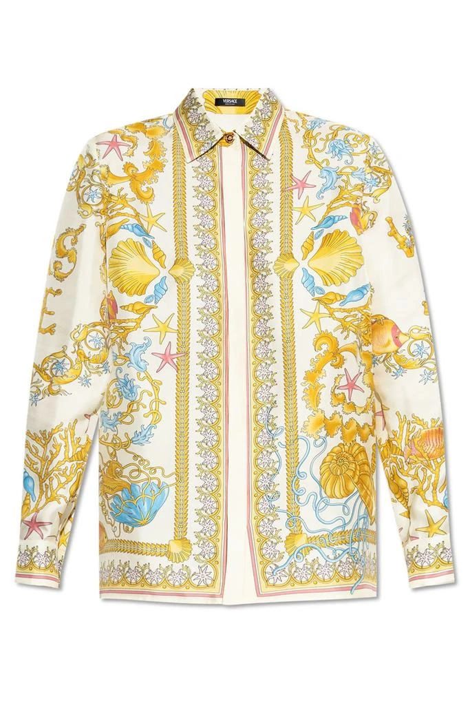 Versace Versace Barocco Printed Long-Sleeved Shirt 1