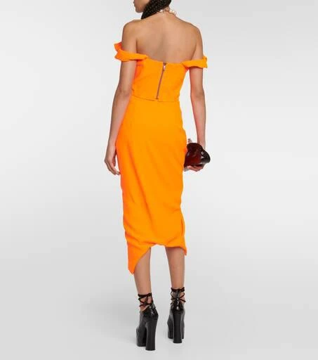 strapless open back dress Vivienne Westwood Anglomania Long Orange Dress Size M  The Wardrobe