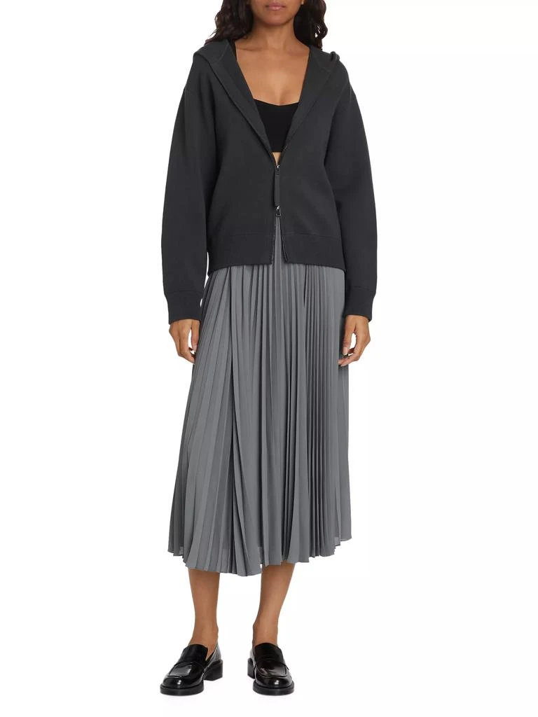 Vince Draped Pleated Skirt 2