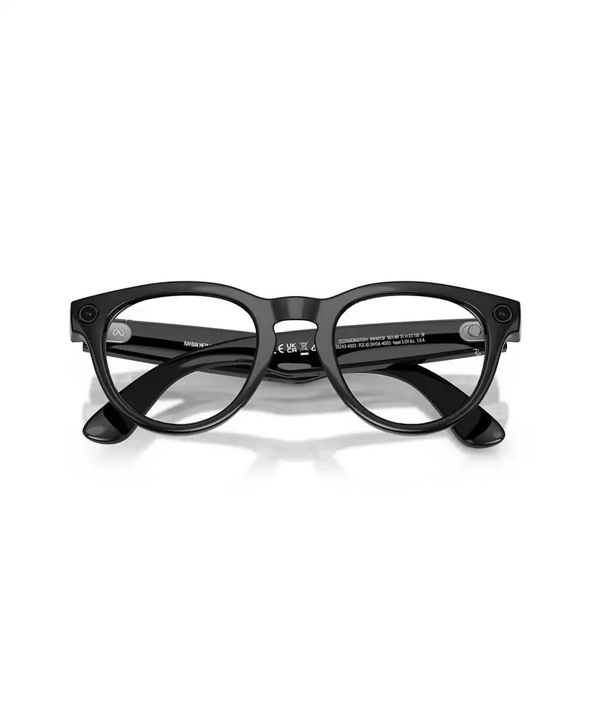 Ray-Ban Unisex AI Glasses Meta Low Bridge Fit Headliner Transitions Sunglasses, RW4013F - GEN 2 5