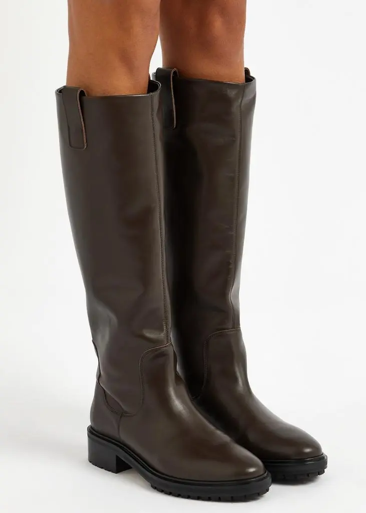 AEYDE Henry knee-high leather boots 5