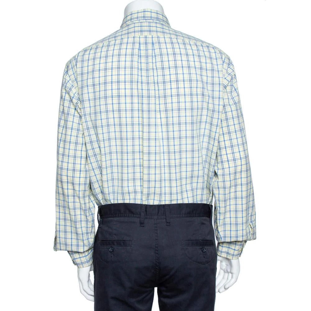 Ralph Lauren Ralph Lauren Pale Yellow Checked Cotton Button Down Shirt 3XL 3