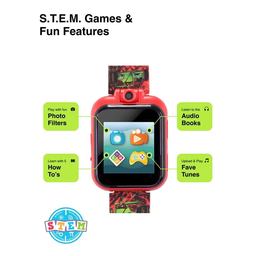 iTouch Playzoom Unisex Kids Red Silicone Strap Smartwatch 42 mm 4