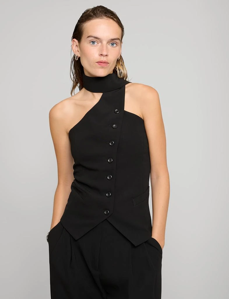 Pixie Market Mara Choker Neck-Strap Button Top 3