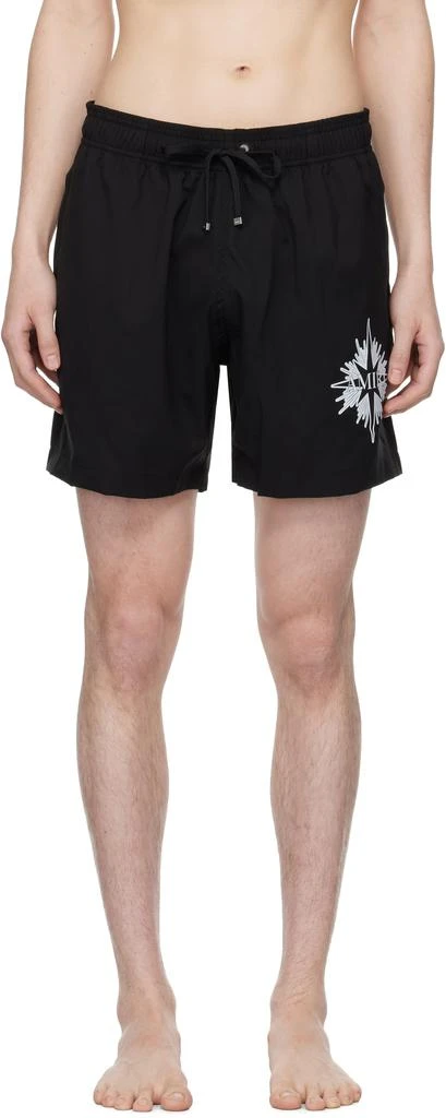 AMIRI Black Starburst Swim Shorts 1