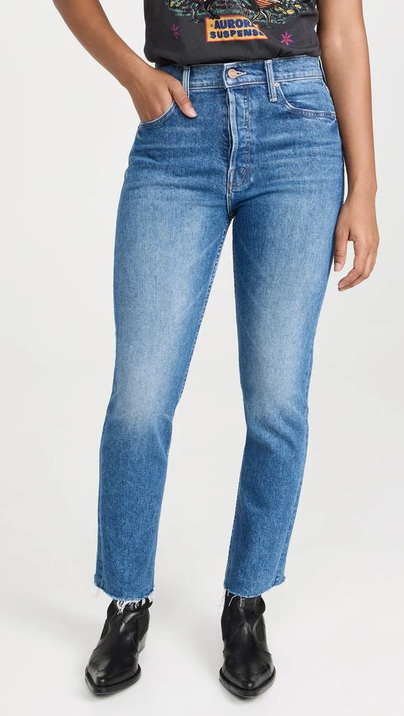 MOTHER The Tomcat Ankle Fray Jeans 1