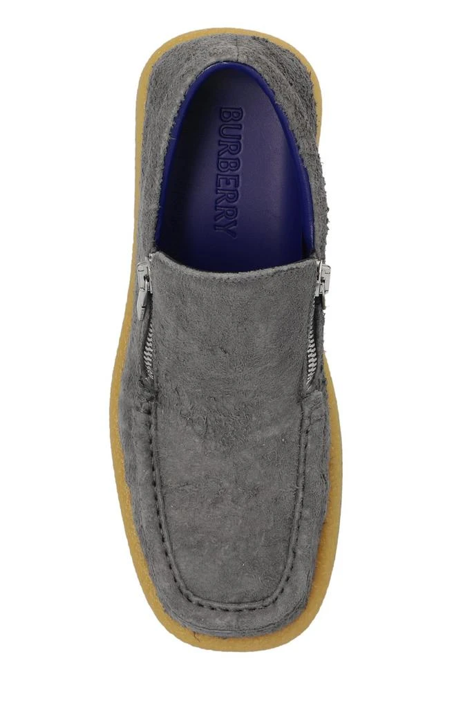 Burberry Burberry Chance Side-Zip Square-Toe Loafers 4