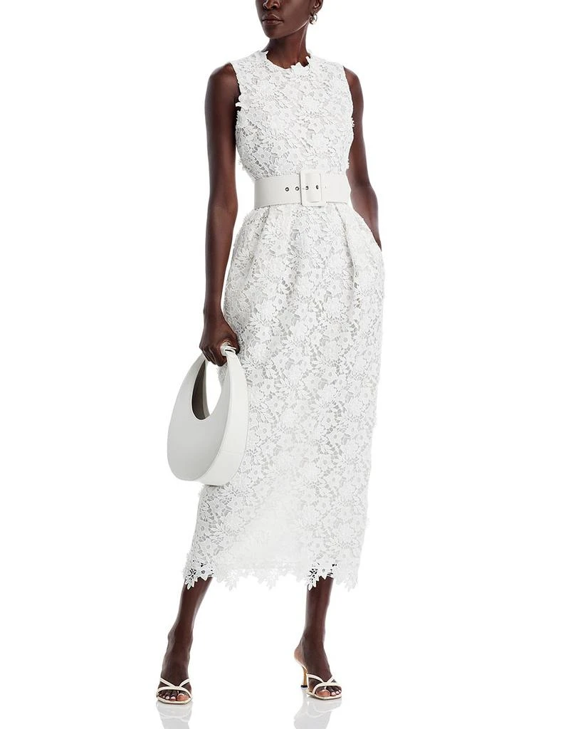 Safiyaa Alani Lace Midi Dress 3