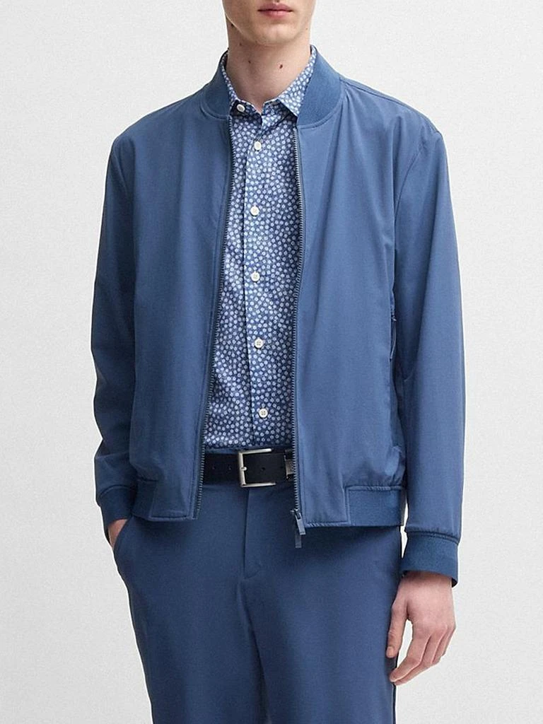 Hugo Boss Slim-Fit Shirt in Floral-Print Performance Fabric 2