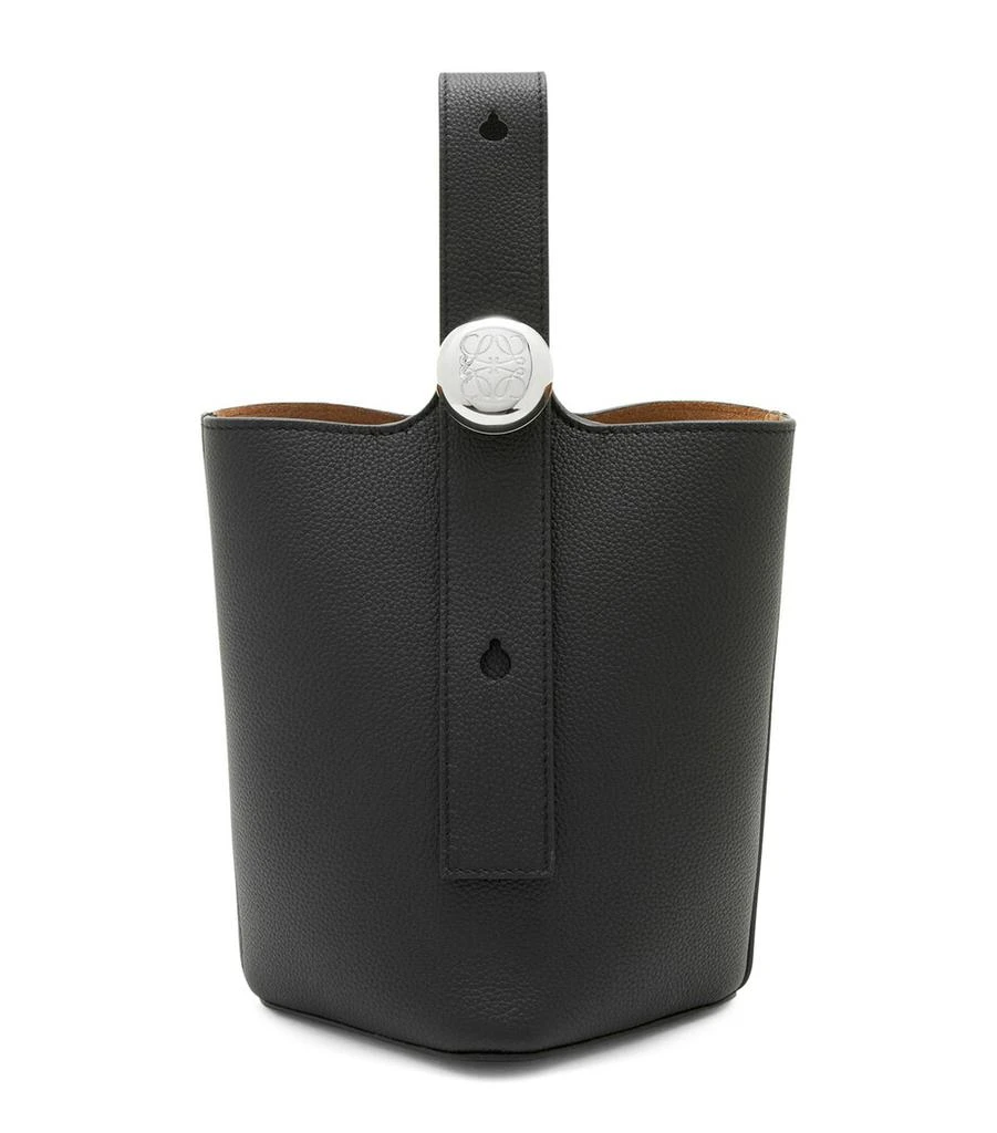 Loewe Mini Leather Pebble Bucket Bag 1