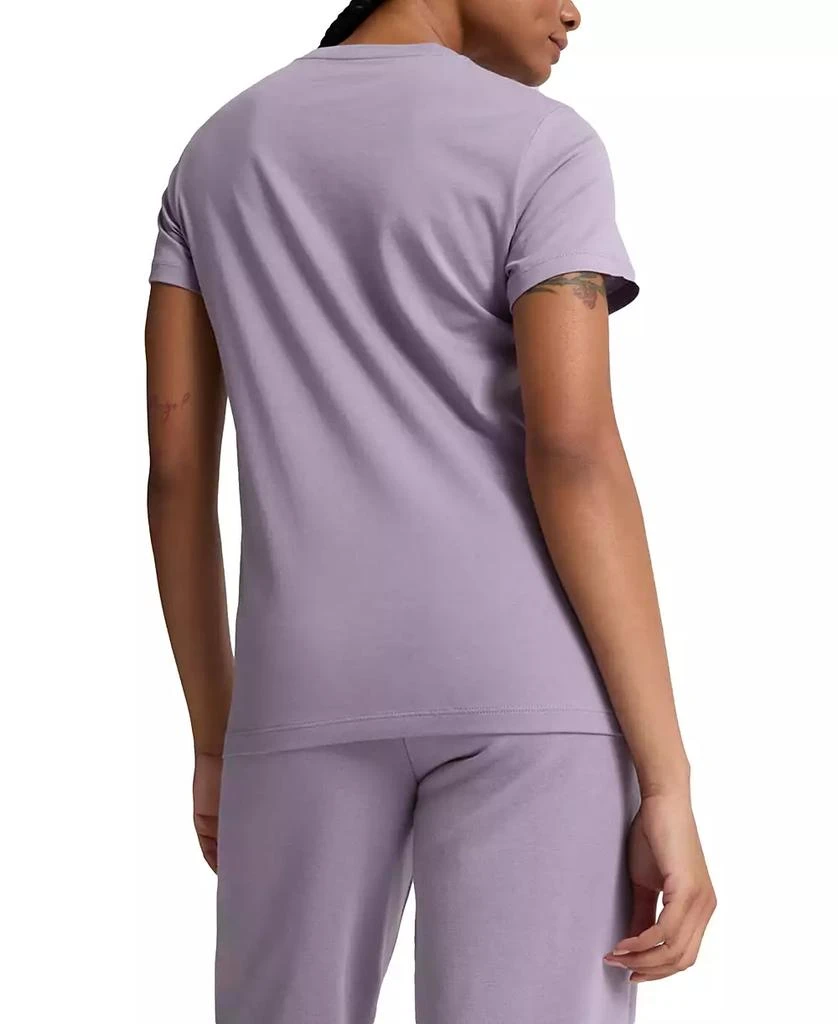 Puma Women's Cotton Crewneck Embroidered-Logo T-Shirt 4