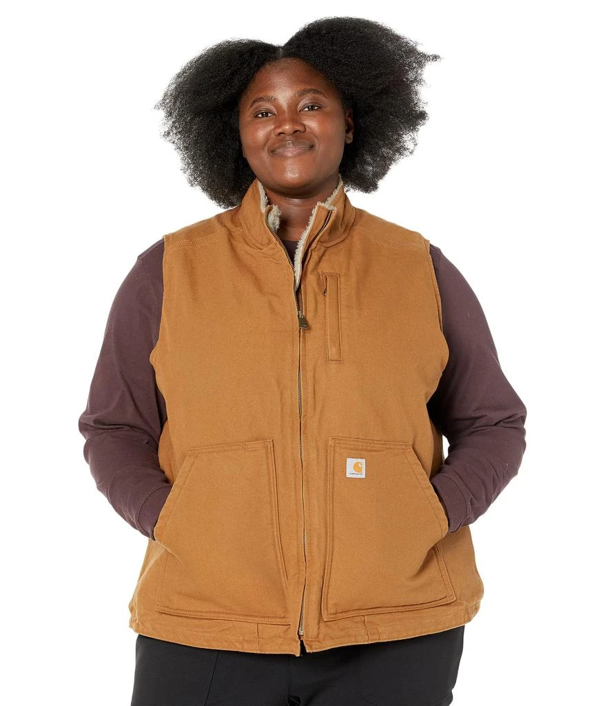 Carhartt Plus Size OV277 Sherpa Lined Mock Neck Vest 1