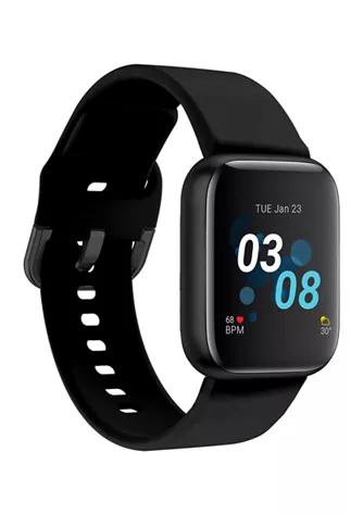 B FIT WATCH Itouch Air 3 Touchscreen Smartwatch Fitness Tracker For Men And Women Black Case With Black Strap
