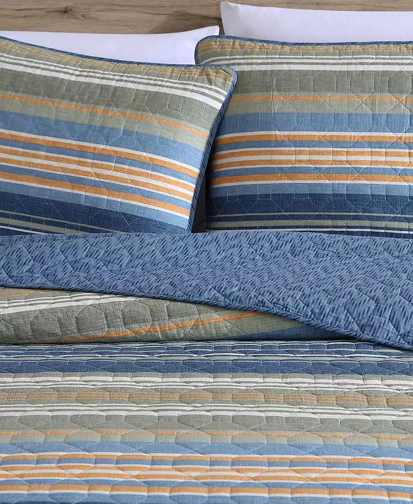 Eddie Bauer Yakima Valley Stripe Reversible 2-Pc. Quilt Set 4