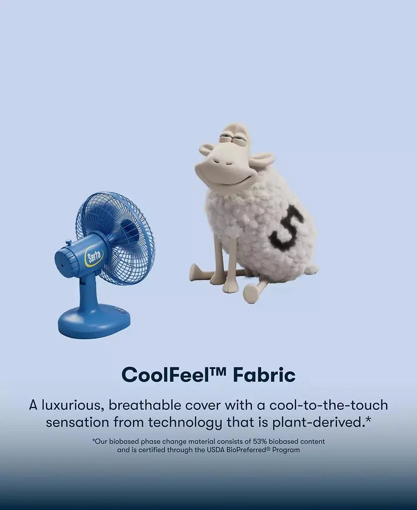 Serta Perfect Sleeper Osiria Rose 12" Extra Firm Tight Top Mattress Set 7