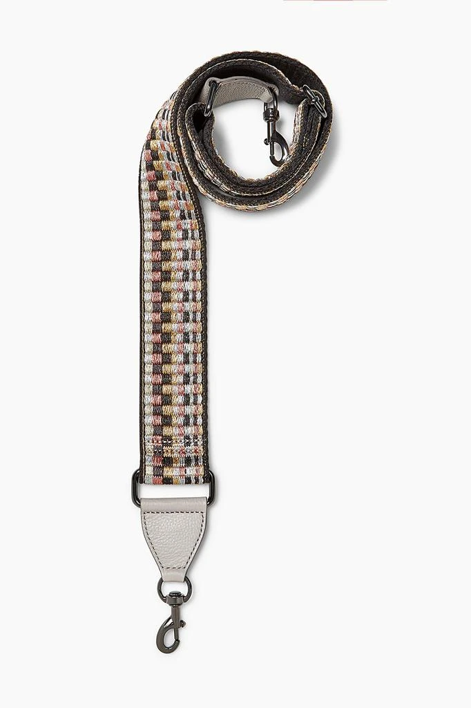 Rebecca Minkoff Metallic Rainbow Guitar Strap 4