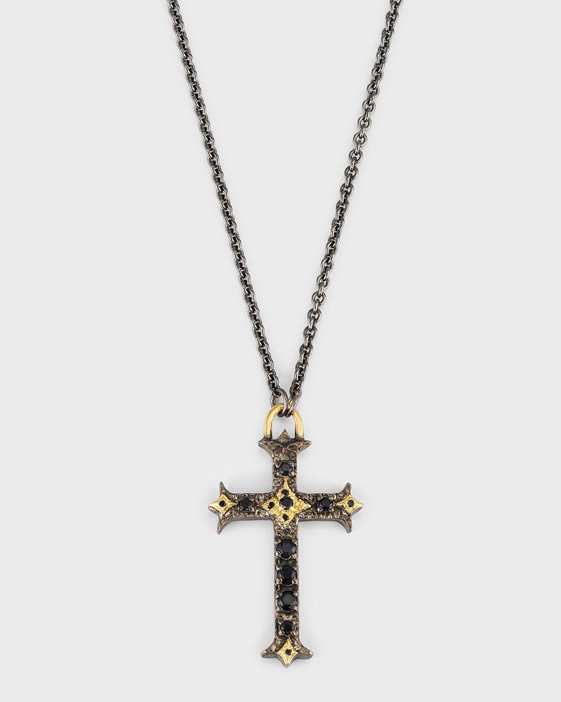 Armenta Men's Small Cross Pendant Necklace