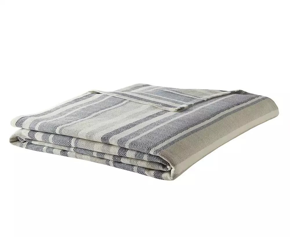 Eddie Bauer Herringbone Stripe Blanket 1