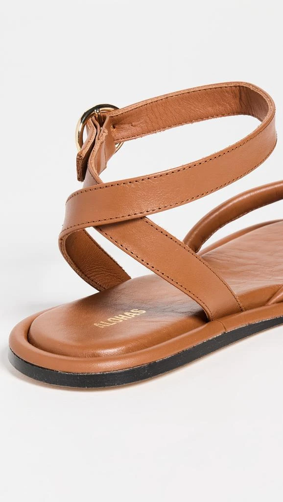 Alohas Seneca Colorblock Tan Sandals 7