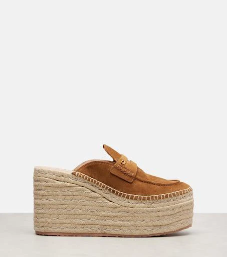 Gianvito Rossi Maxilla suede espadrille wedges 4