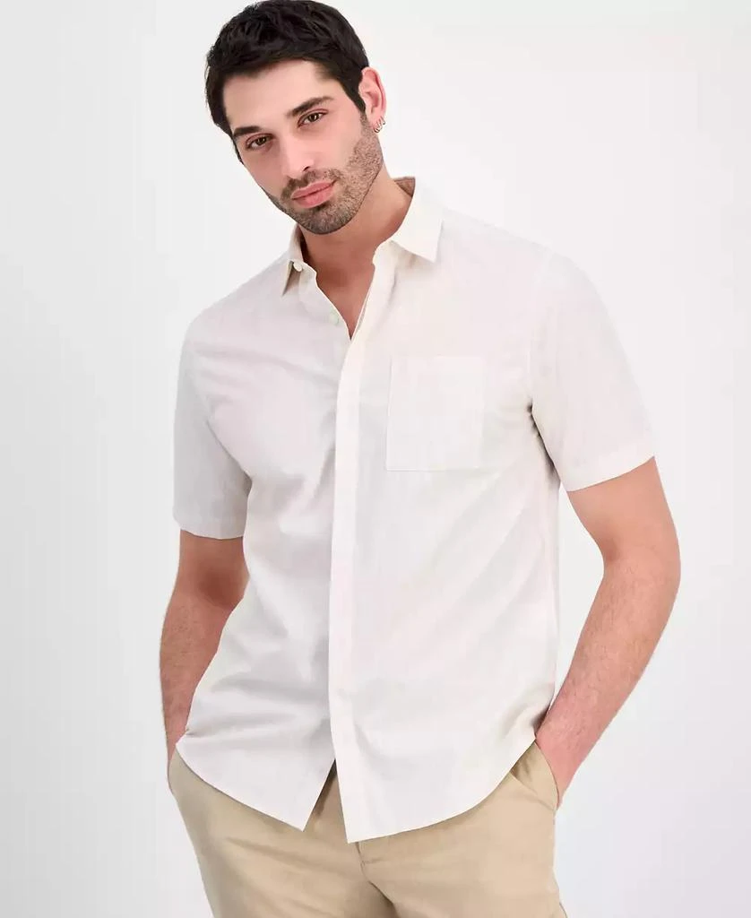 Men's Cotton Luke Short-Sleeve Pocket Shirt, Macy's Exclusive On Sale Now with Up to 51% Off | Discover Exclusive Deals & Savings at BeyondStyle Authentic Alfani men's fashion|Men|casual button up Men's Cotton Luke Short-Sleeve Pocket Shirt, Macy's Exclusive On Sale Now with Up to 51% Off | Discover Exclusive Deals & Savings at BeyondStyle Authentic Alfani men's fashion|Men|casual button up