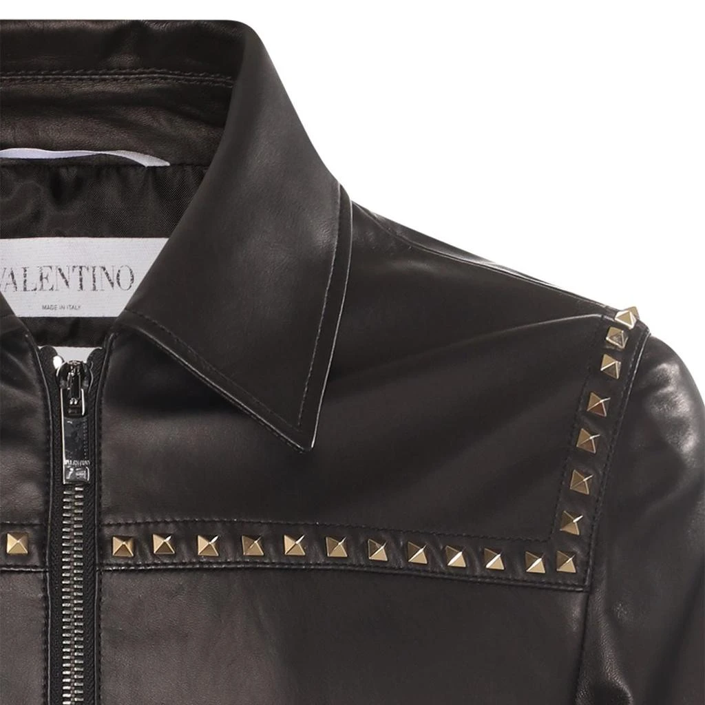 Valentino Valentino Garavani Black Leather Jacket 3