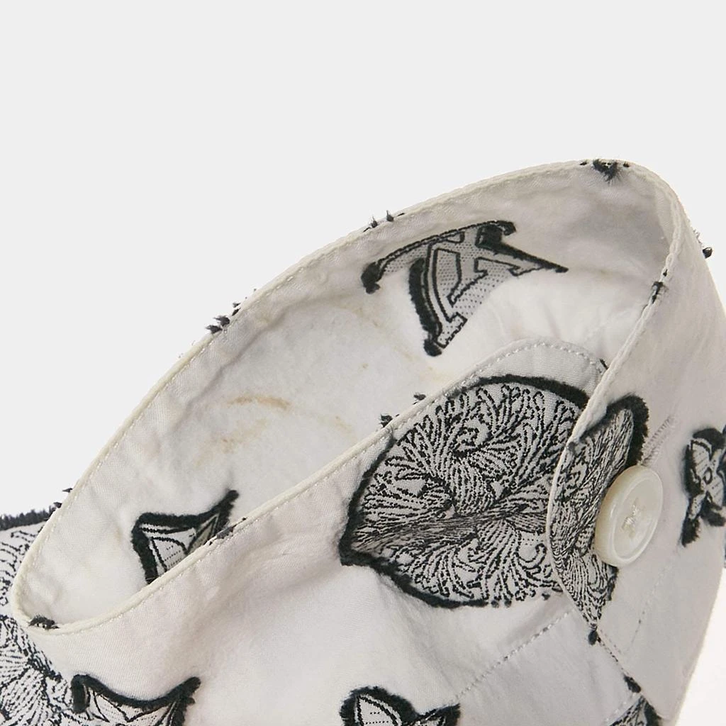 Louis Vuitton Louis Vuitton White Christopher Nemeth Rope Fil-coupe Cotton Shirt M 4