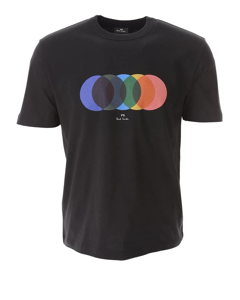 Paul Smith PS Paul Smith Circles-Printed Crewneck T-Shirt 1