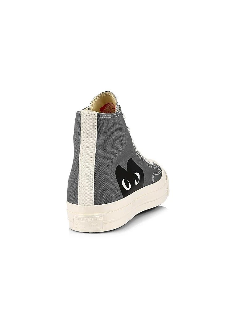 Comme des Garcons CdG PLAY x Converse Men's Chuck Taylor All Star Single Heart High-Top Sneakers 3
