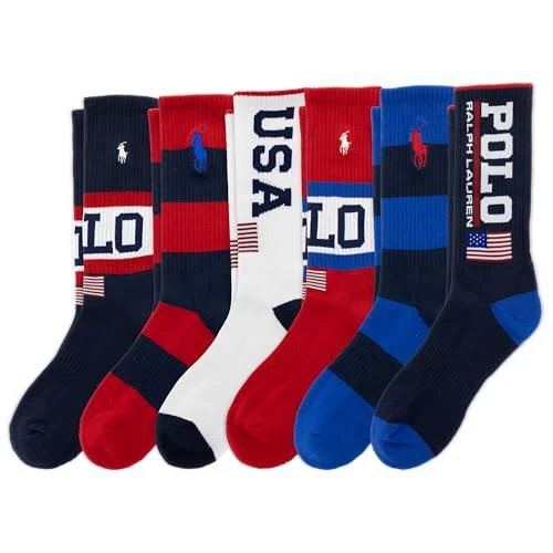 Ralph Lauren POLO RALPH LAUREN Men
s Performance Crew Socks 6 Pack