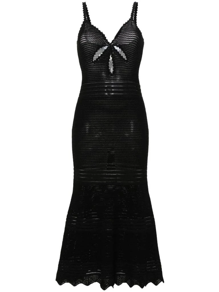 Self Portrait Crochet midi dress 1