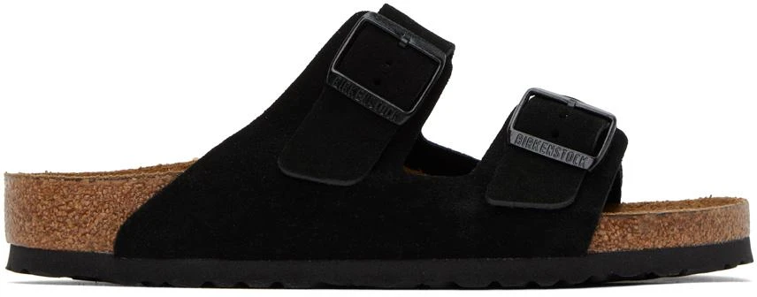 Birkenstock Black Arizona Soft Footbed Sandals 1