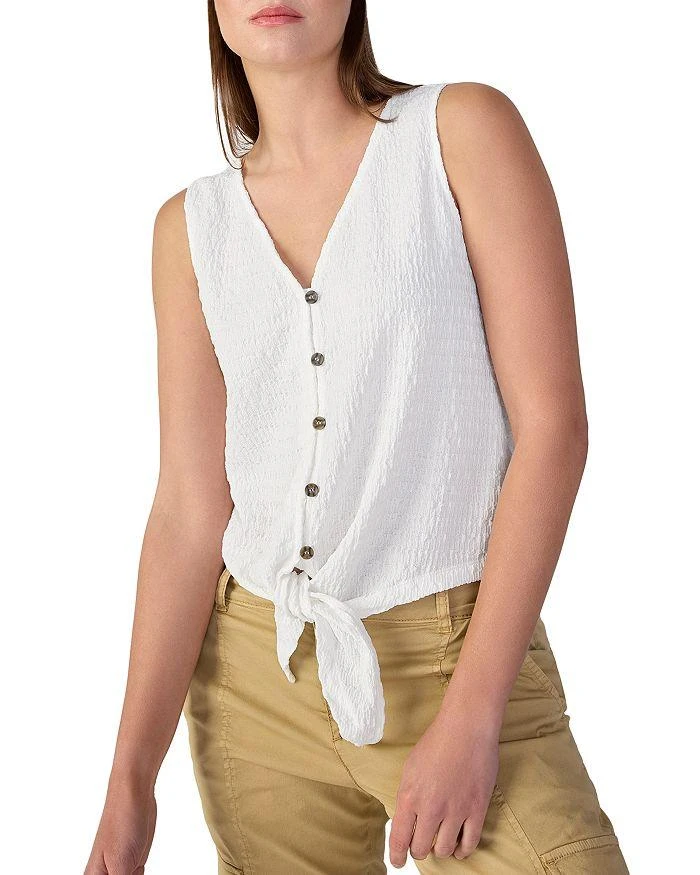 Sanctuary Link Up Tie Front Tank Top 1