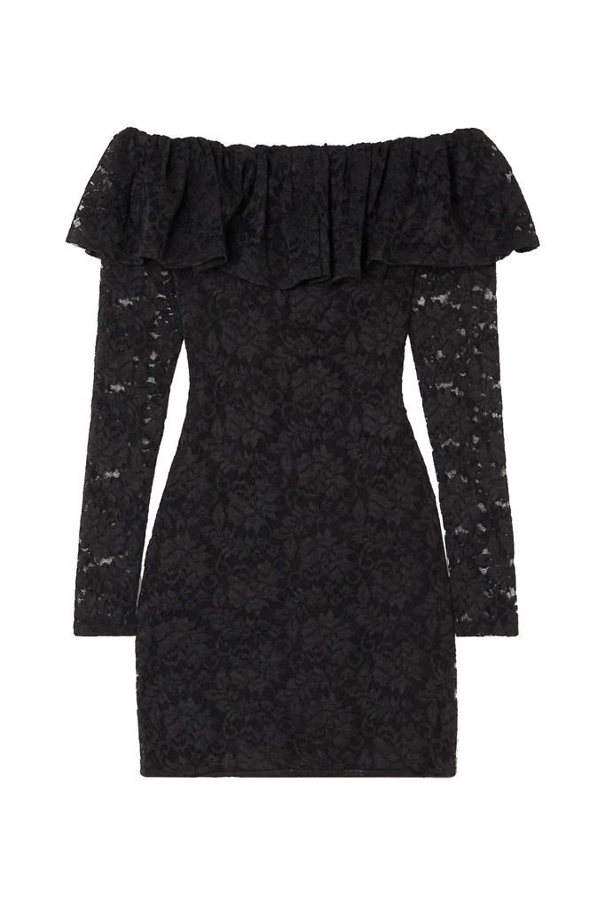 CAROLINE CONSTAS Alessia Mini Dress Black 1
