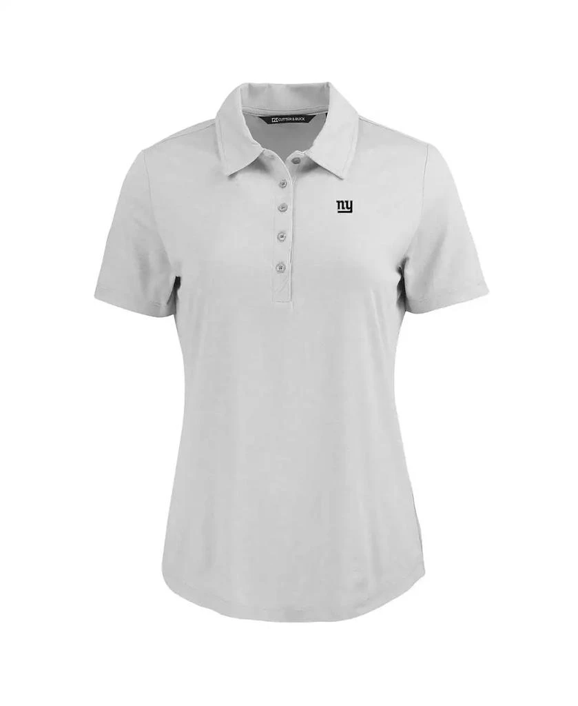 Cutter & Buck Women's Gray New York Giants Coastline Epic Comfort Eco Polo 3