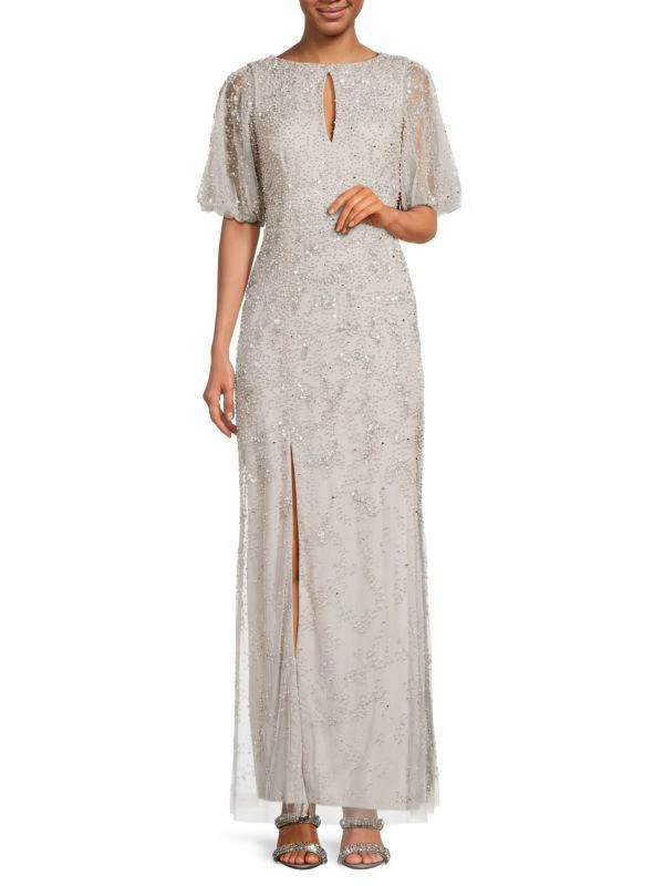 Adrianna Papell Beaded Gown 1