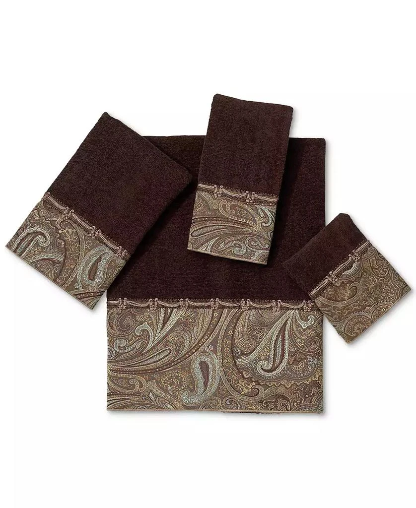 Avanti Bradford Paisley Swirls Cotton Bath Towel, 27" x 50"