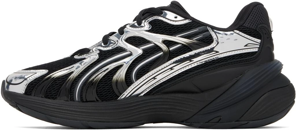Puma Black & Silver Inverse Dimension Sneakers 3