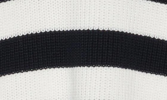 French Connection Mozart Funnel Neck Cotton Stripe Sweater 4