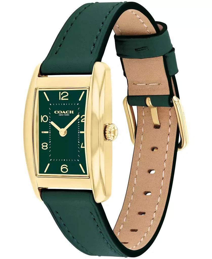 Coach Women's Reese Green Leather Watch 24mm 2