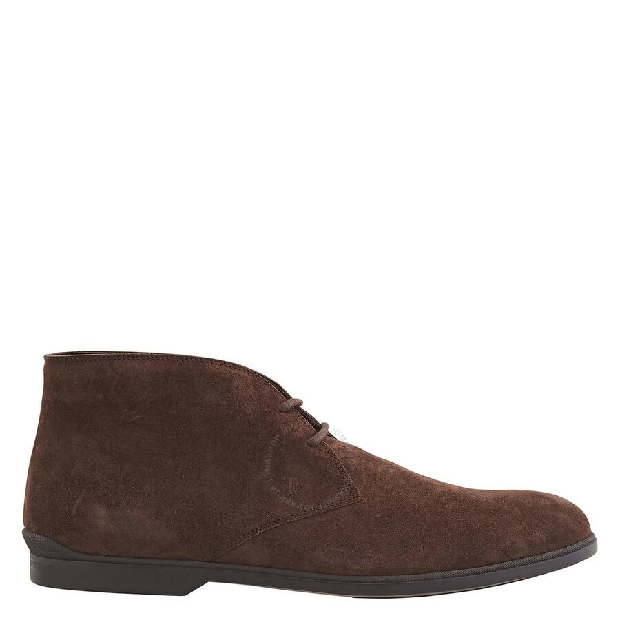 Tod's Men's Dark Brown Suede Desert Boots 1