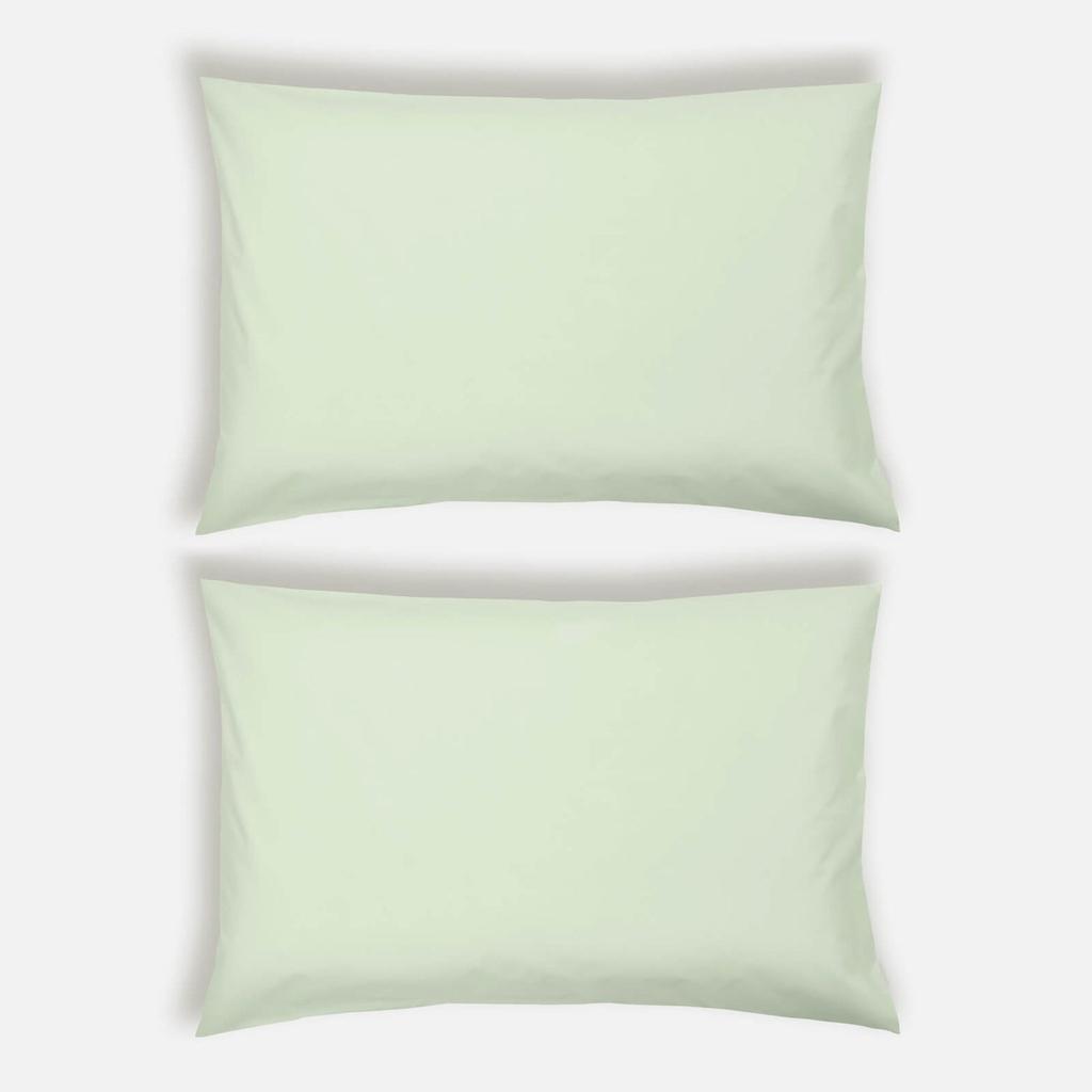 in homeware ïn home 200 Thread Count 100% Organic Cotton Pillowcase Pair - Green